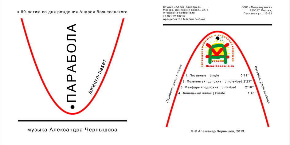Парабола: CD-обложка